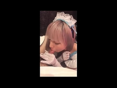❤️ Japanski idol [mayuka], kostim francuske služavke, 1. dio, pušenje i drkanje losionom ☑ Kvalitetna pornografija kod nas